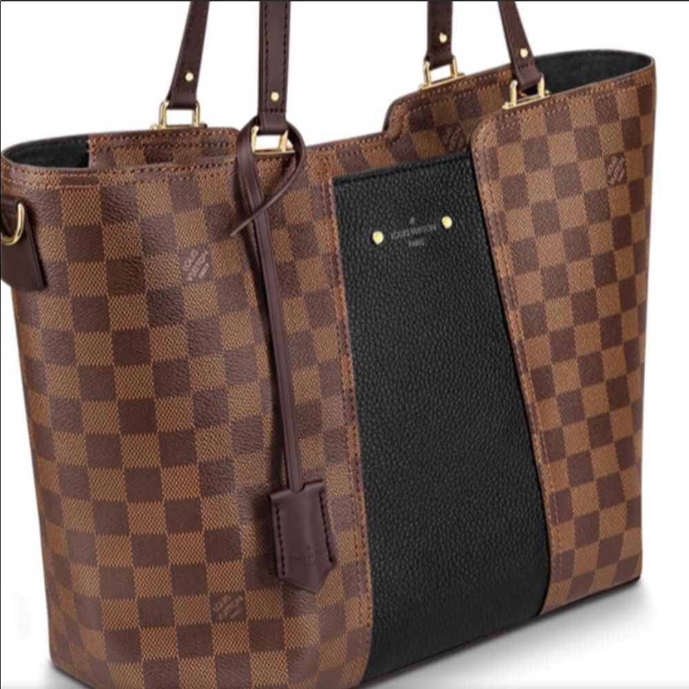 Authentic Louis Vuitton Damier Eben Jersey Tote
